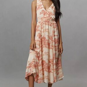 Reformation Farah Sleeveless V-Neck Midi Dress